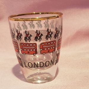 Vintage 2000's Souvenirs Shot Glass From London England Hard To Find